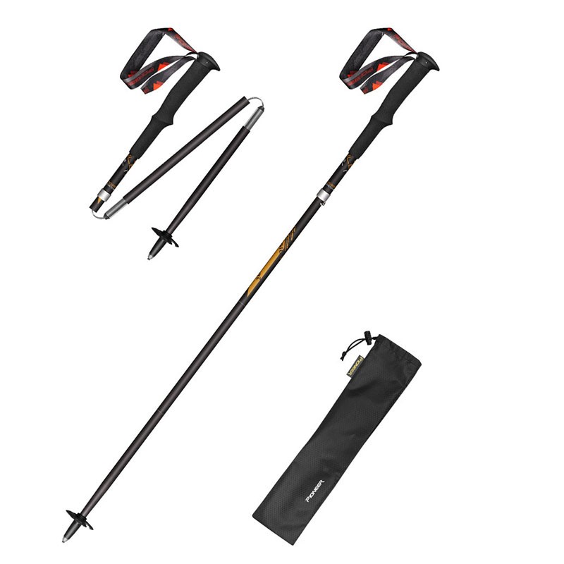 Trekking Pole Carbon - Bâton de marche pliant en Fiber