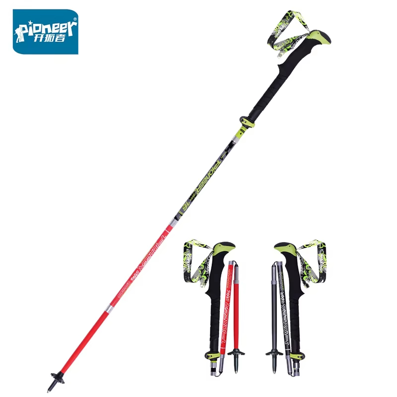 Trekking Pole Carbon - Bâtons de randonnée pliables en fibre