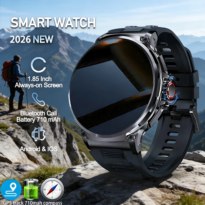 Outdoor Adventure Holidays - Montre connectée pour homme 710 mAh,