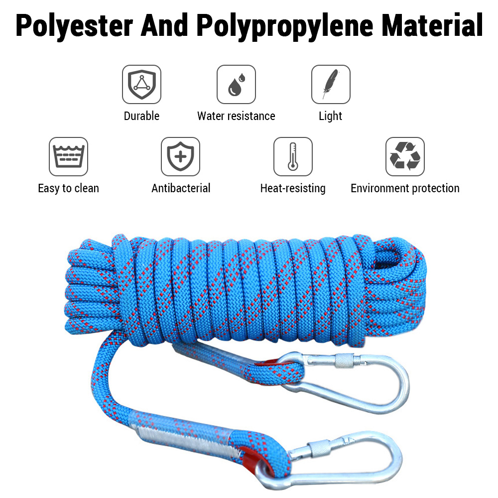 Rope Climbing Static - Corde d'escalade 10 mm 10M/20M/30M Double