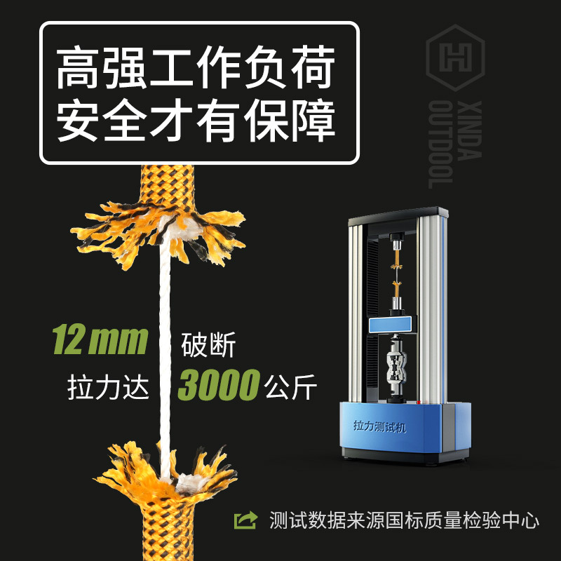 Corde statique 5m-Φ:10.5mm/12m - Rope Climbing Static avis et prix
