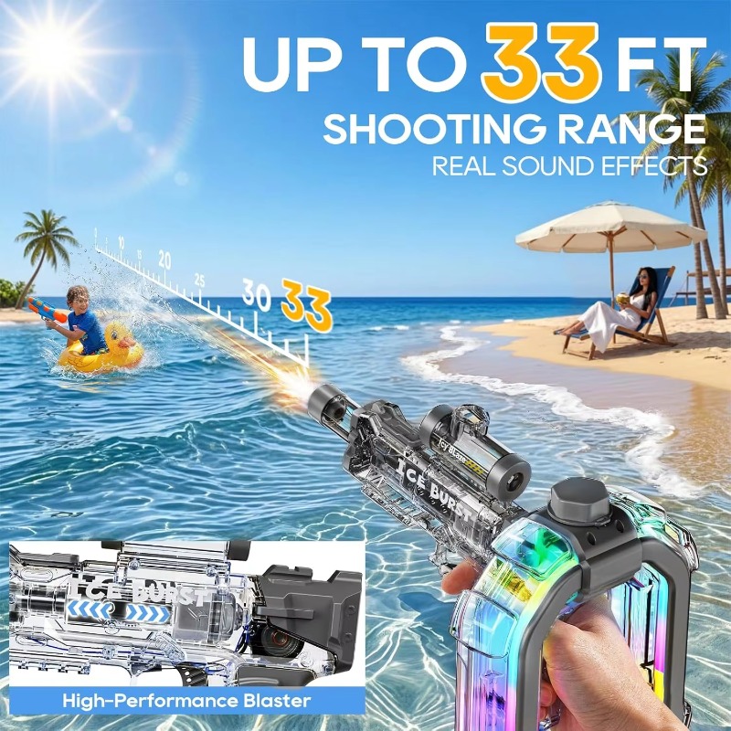 Pistolets à eau électriques en - Outdoor Adventure Game avis et prix