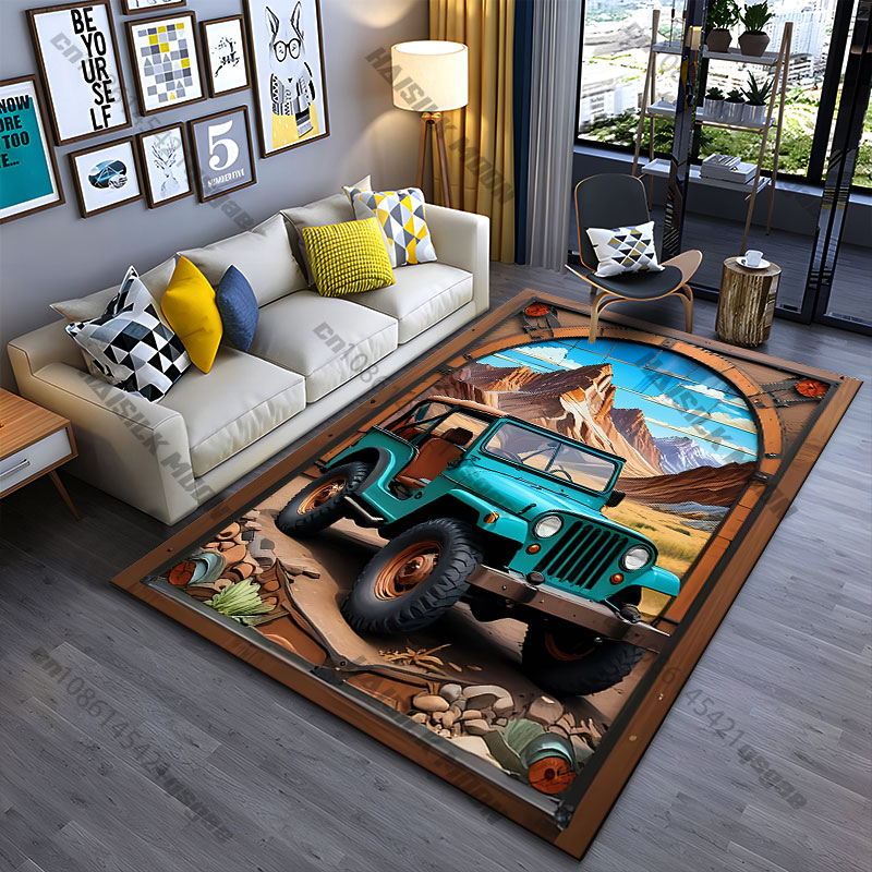 Tapis de yoga, tapis de salon, - Outdoor Adventure Jeep avis et prix