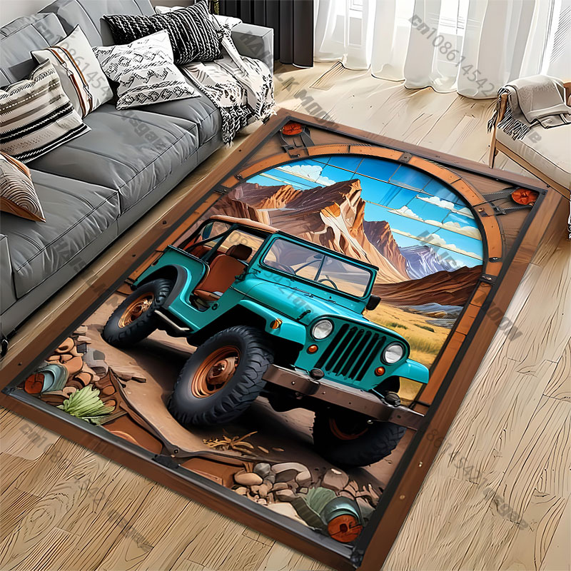 Tapis de yoga, tapis de salon, - Outdoor Adventure Jeep avis et prix