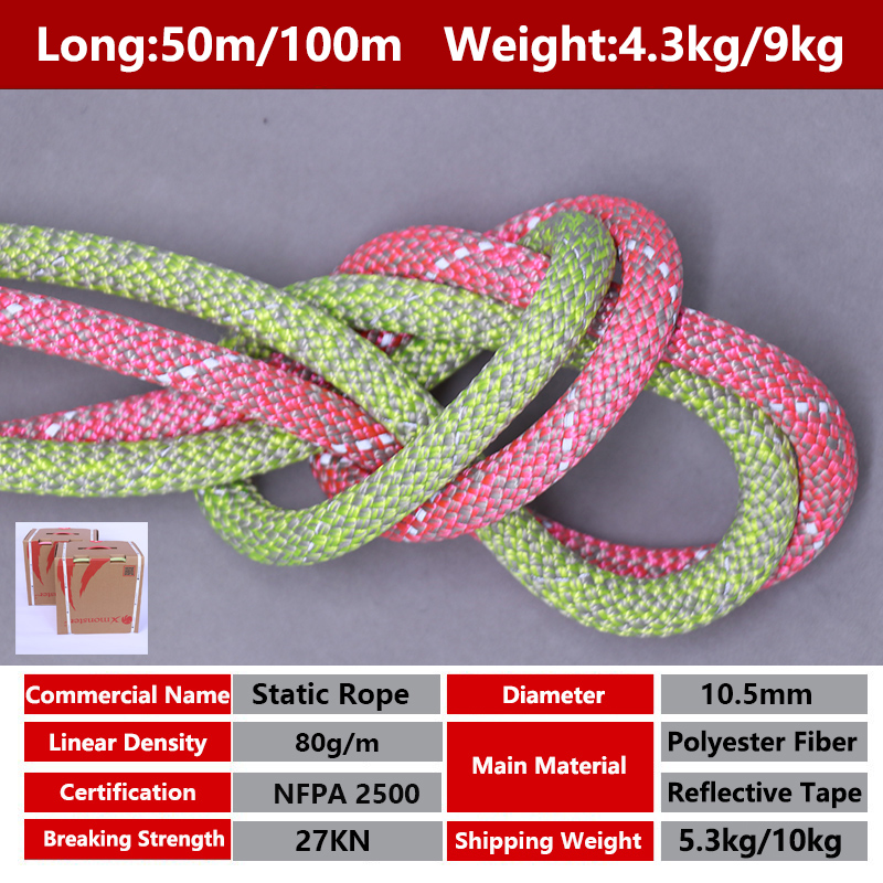 Corde d'escalade de 10.5mm, 10 - Rope Climbing Static avis et prix