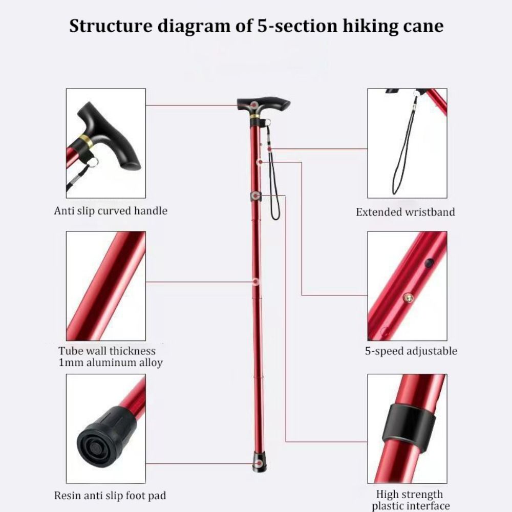 Bâton de randonnée télescopiqu - Trekking Pole Carbon avis et prix
