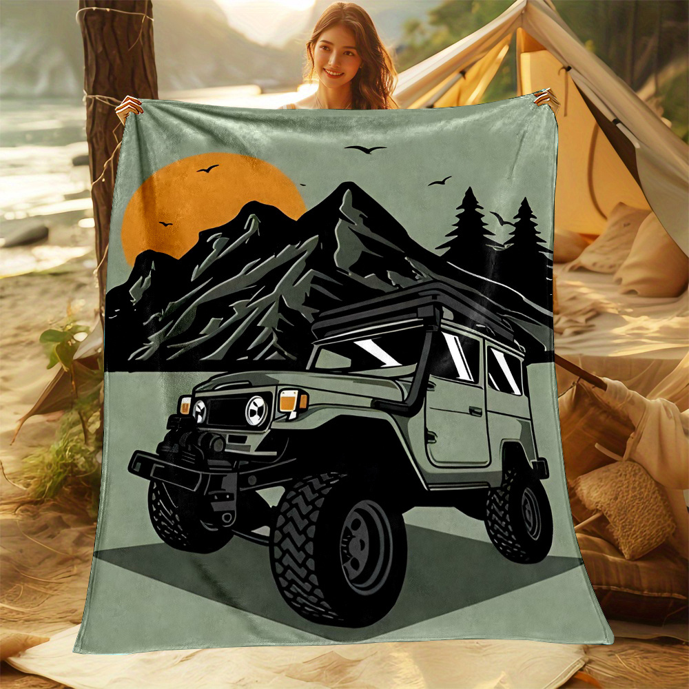 Couverture décorative conforta - Outdoor Adventure Jeep avis et prix